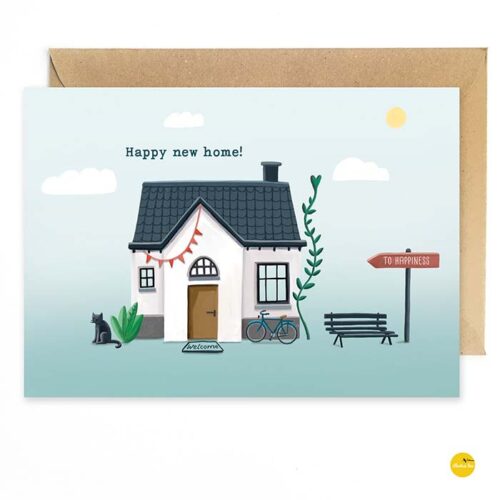 Wenskaart | Happy New Home