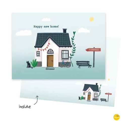 Wenskaart | Happy New Home - Afbeelding 2