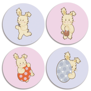 SET Onderzetter | Fluf met Pasen