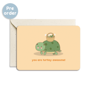 Wenskaart | Turtley Awesome