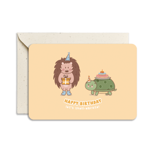 Wenskaart | Let's Shell-ebrate