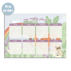 Weekplanner | Fluf tussen de krokussen