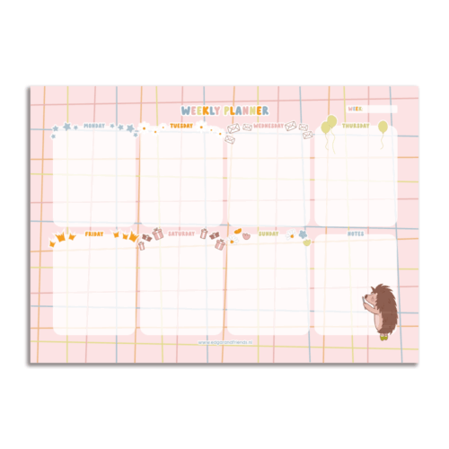 Weekplanner | Diverse Thema's: Edgar
