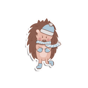 Vinyl Sticker | Edgar in de Winter
